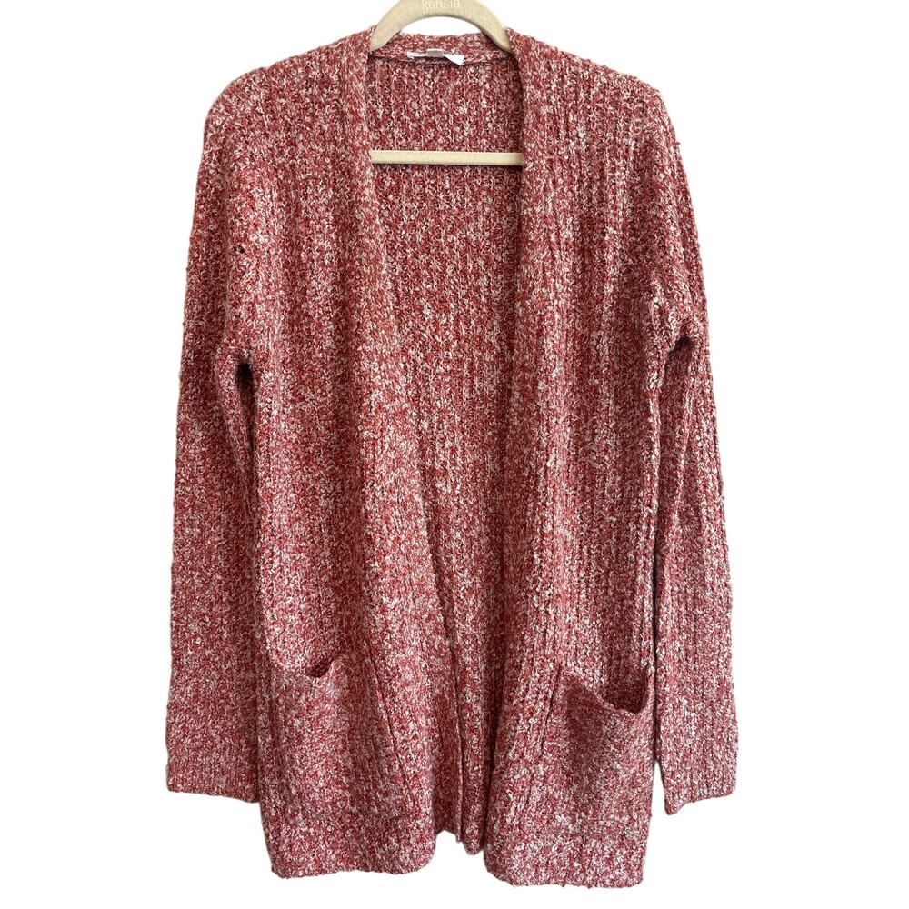 NWT Steve Madden Odetta Open Pocket Cardigan In Salmon Size Small - Picture 2 of 6